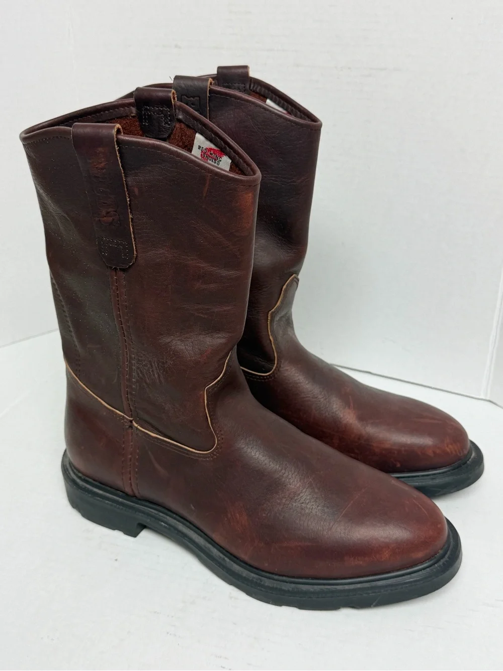 Red Wing ASTM F2892-11 EH 1132 Pecos Leather Boots Men’s US 10 Lightly Worn
